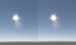 LensFlare(SRP) in VR